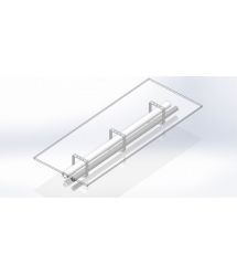 Хомут CMS с поворотной рамкой 100х100 серый.