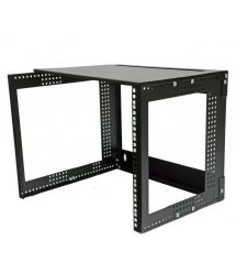 Кронштейн настінний 19" 9U, глиб. 280…480мм, чорний