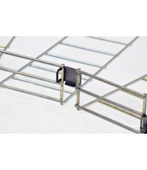 Элемент поворота сетчатого лотка D4мм (просвет 17,5мм, толщ. 1 мм), оцинкованный.