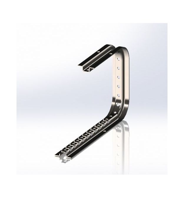 Кронштейн стеля-стіна подовжений для сітчастого лотка 300 мм