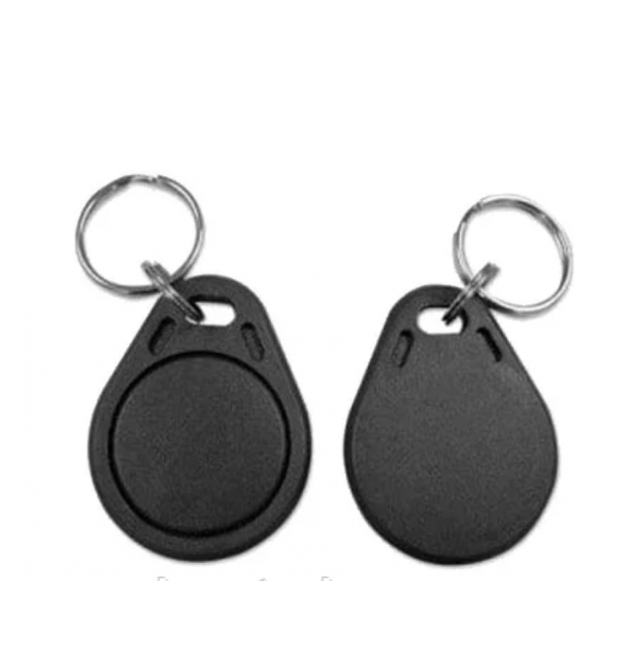 Безконтактний брелок IC MIFARE 13,56 МГц( 0K ) (ДЛЯ ПЕРЕЗАПИСУ) колір чорний