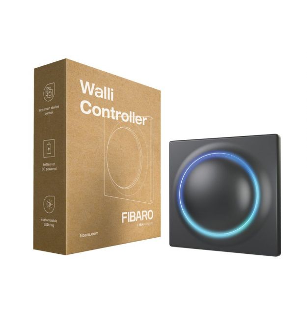 Настенный пульт управления Z-Wave FIBARO Walli Controller — FGWCEU-201 Черный