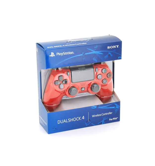 Беспроводной геймпад для PS4 SONY Wireless DUALSHOCK 4 (Red), 3.7V, 500mAh, Blister