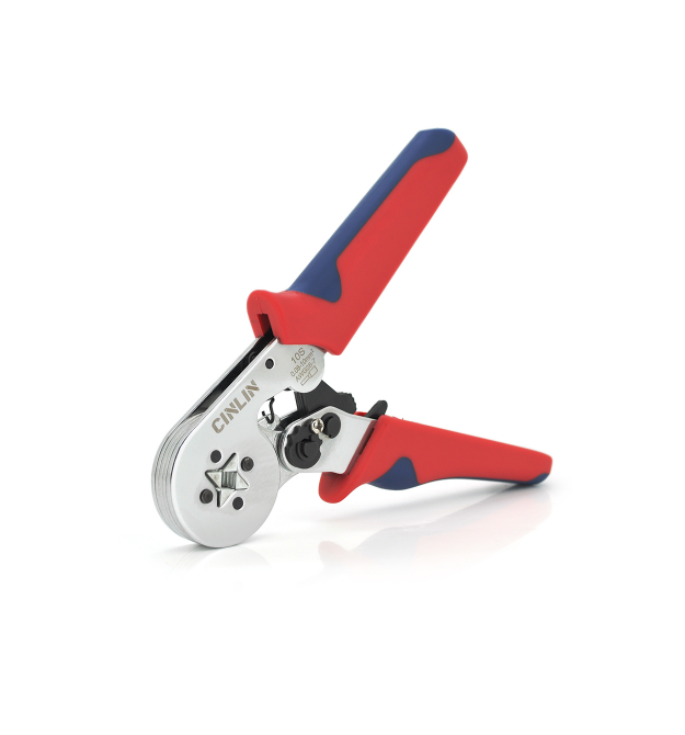 Кримпер CINLINELE HCS8 10SA для обжима кабельного наконечника, red + набор кабельных наконечников (VE0508,VE7508,VE1008,VE1508,V