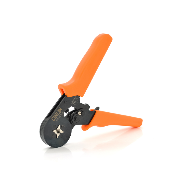 Кримпер CINLINELE HCS8 6-4 для обжима кабельного наконечника, 0.25-6mm2, Orange