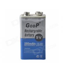 Батарейка литий-оксид-магниевая PKCELL LiMno2, CR9V 1200mAh 3.6V, OEM