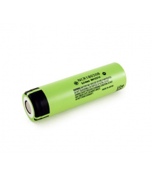 Аккумулятор 18650 Li-Ion Panasonic NCR18650B, 3400mAh, 6.8A, 4.2 - 3.6 - 2.5V, GREEN (TIP TOP), OEM