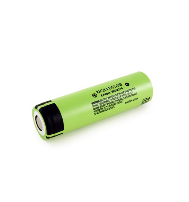 Аккумулятор 18650 Li-Ion Panasonic NCR18650B, 3400mAh, 6.8A, 4.2 - 3.6 - 2.5V, GREEN (TIP TOP), OEM