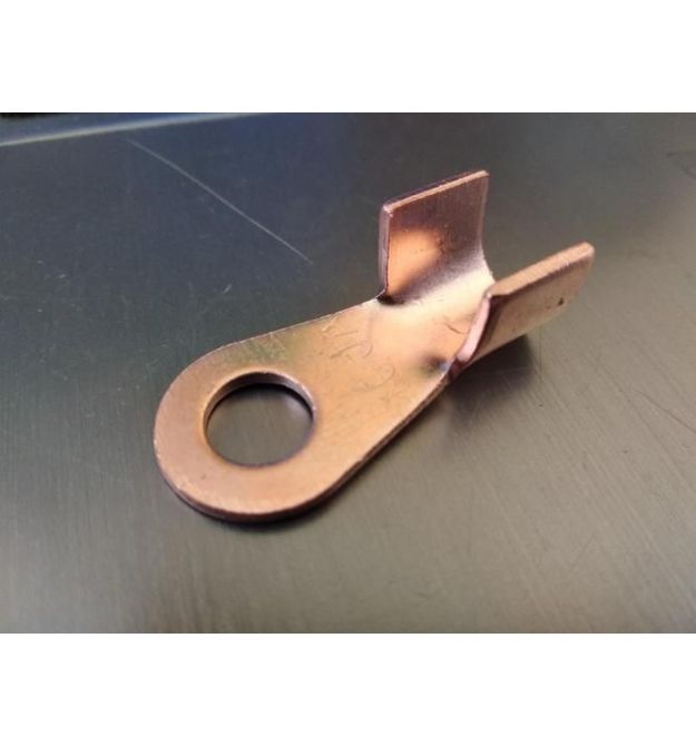 Клемма тип О 10.1мм, провод 1.5-2.5, неизолированная, под пайку, 100шт в упаковке, цена за штуку