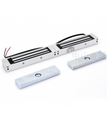 Электромагнитный накладной двухсторонний замок YOSO, усилие на отрыв 360кг, 12V, 3-5A, Box, Q12