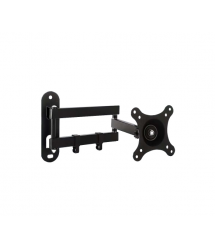Кронштейн для TV PiPo PP-360, 14-37, до 25кг, поворотный 360, Black, Box
