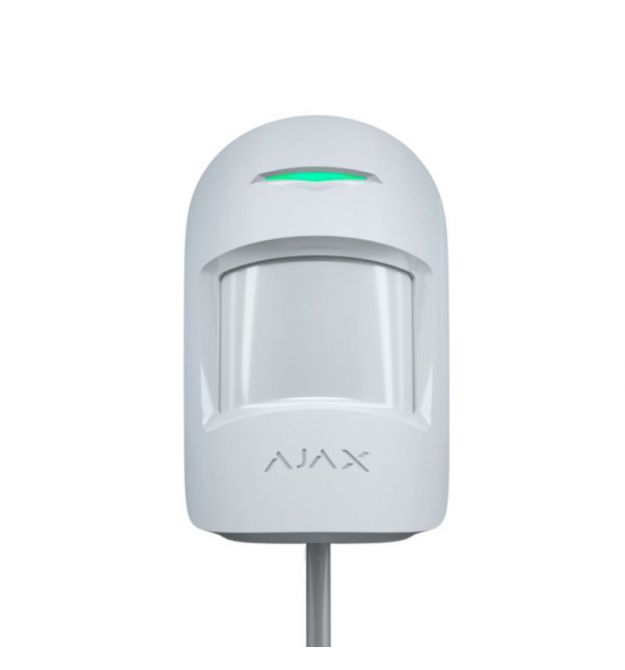 Проводной датчик движения Ajax MotionProtect Plus Fibra белый