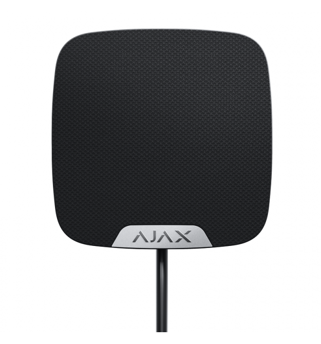 Проводная домашняя сирена Ajax HomeSiren Fibra черный