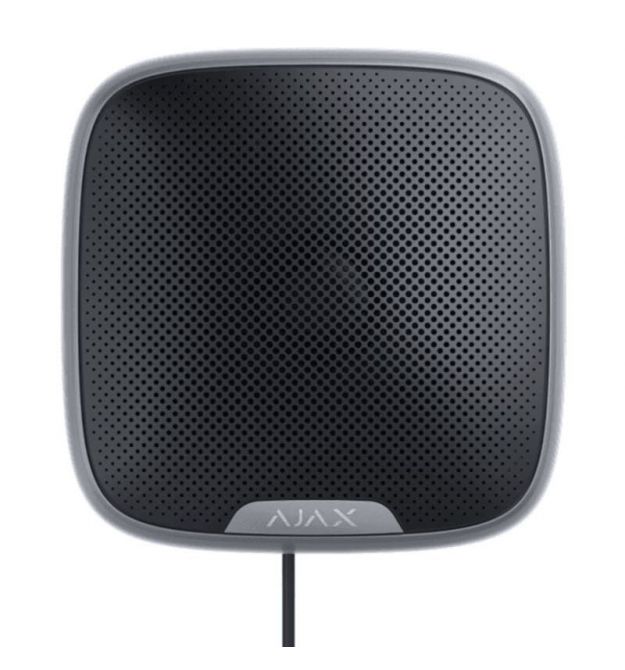 Проводная уличная сирена Ajax StreetSiren Fibra черный