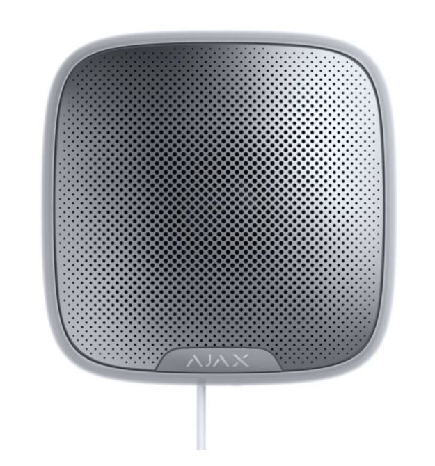 Проводная уличная сирена Ajax StreetSiren Fibra белый