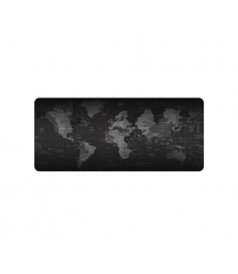 Коврик 250*300 тканевой Карта мира с боковой прошивкой, толщина 2 мм, цвет Black, ОЕМ