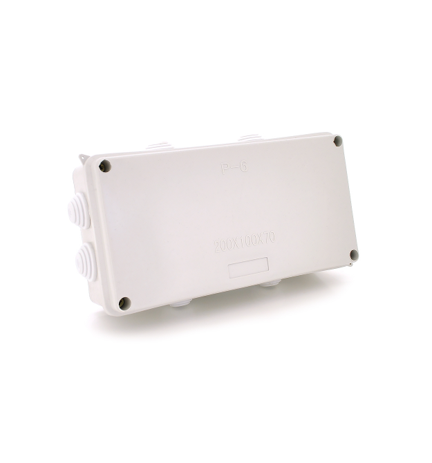 Коробка распределительная наружная Р60 200х100х70мм IP44 белая пластик (РР) Q24