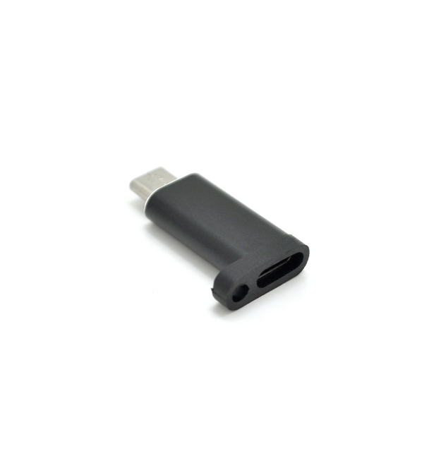 Переходник VEGGIEG TC-102 Type-C(Female) - Micro-USB(Male), Black, Пакет