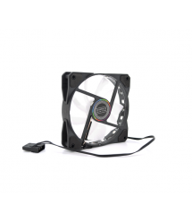 Кулер корпусной 12025 DC sleeve fan 4pin - 120*120*25мм, 12V, 1100об - мин, 12LED, RGB