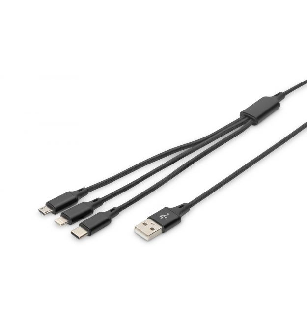 Digitus Кабель 3-in-1 Charger Cable