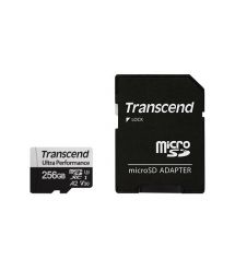 Transcend Карта памяти 256GB microSDXC C10 UHS-I U3 A2 R160/W125MB/s + SD