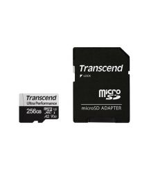 Transcend Карта пам'яті microSD 256GB C10 UHS-I U3 A2 R160/W125MB/s + SD