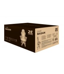 2E Gaming Крісло BASAN II, ПУ шкіра, 4D-Armrests, чорно-червоний