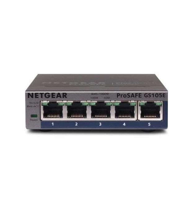 NETGEAR Коммутатор GS105E 5xGE, управляемый L2