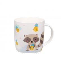 ARDESTO Чашка Cute raccoon, 350 мл, фарфор