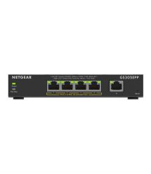 NETGEAR Коммутатор GS305EPP 4xGE PoE+(120W), 1xGE, управляемый