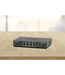 NETGEAR Комутатор GS305EPP 4xGE PoE+ (120Вт), 1xGE, керований