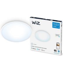 WiZ Світильник стельовий розумний SuperSlim Ceiling, 16W, 1500lm, 29,2см, 2700-6500K, Wi-Fi, білий