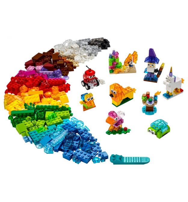 LEGO Конструктор Classic Прозрачные кубики 11013