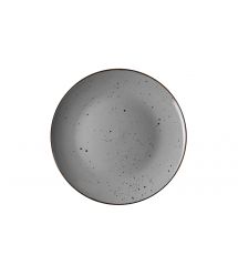 ARDESTO Тарелка обеденная Bagheria, 26 см, Grey, керамика