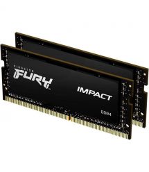Kingston Память для ноутбука DDR4 3200 16GB KIT (8GBx2) SO-DIMM FURY Impact