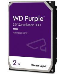 WD Жесткий диск 3.5" SATA 3.0 2TB 256MB Purple Surveillance