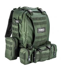 Рюкзак туристичний Neo Tools 84-326 Survival 40л, поліестер 600D, 4в1