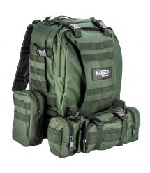 Рюкзак туристический Neo Tools 84-326 Survival 40л, полиэстер 600D, 4в1