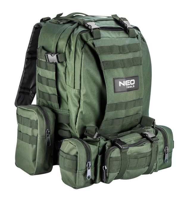 Neo Tools Рюкзак, 4в1, 40л, поліестер 600D, камуфляж