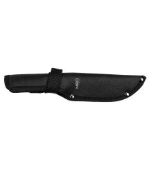 Neo Tools 63-116 Нож тактический, 24см, лезвие 13см, деревянная ручка, 3Cr13, лезвие с атласным покрытием, нейлоновый чехол