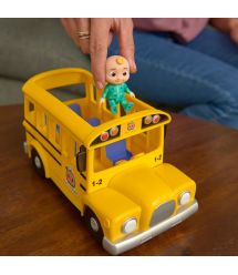 CoComelon Игровой набор Feature Vehicle Желтый Школьный Автобус со звуком