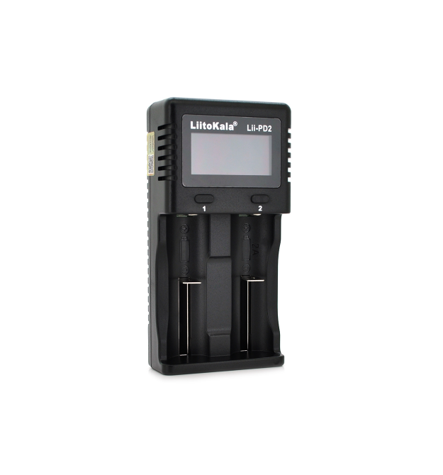 ЗУ универсальное Liitokala PD2, 2 канала,LCD дисплей, поддерживает Li-ion, Ni-MH и Ni-Cd AA (R6), ААA (R03), AAAA, С (R14)