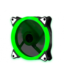 Кулер корпусной 12025 DC sleeve fan 3pin + 4pin - 120*120*25мм, 12V, 1100об - мин, Green, односторонний