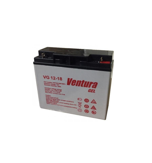 Аккумуляторная батарея Ventura VG 12-18 Gel 12V 18Ah (187*77*167мм), Q2