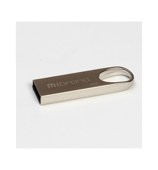 Флэш-накопитель Mibrand Irbis, USB 2.0, 4GB, Metal Design, Blister
