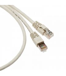 Патч-корд кат. 5e, 26AWG, RJ45-RJ45, сірий, 0.5 м, SF-UTP, LSZH, Corning