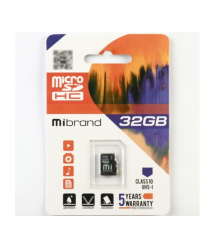 Карта памяти Mibrand microSDHC Class 10 UHS-I, 32GB
