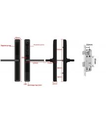 Умный биометрический замок SEVEN LOCK SL-7762BF
