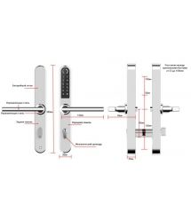 Умный биометрический замок SEVEN LOCK SL-7761BF
