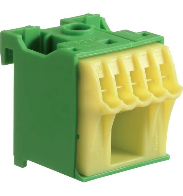 QiuckConnect PE-клема 1x16мм2+5x4мм2 ширина 30мм